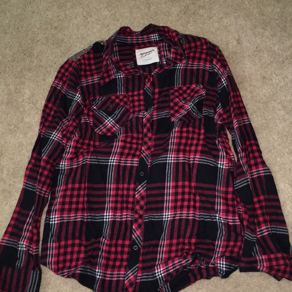 Flannel w Gold-GREAT condition